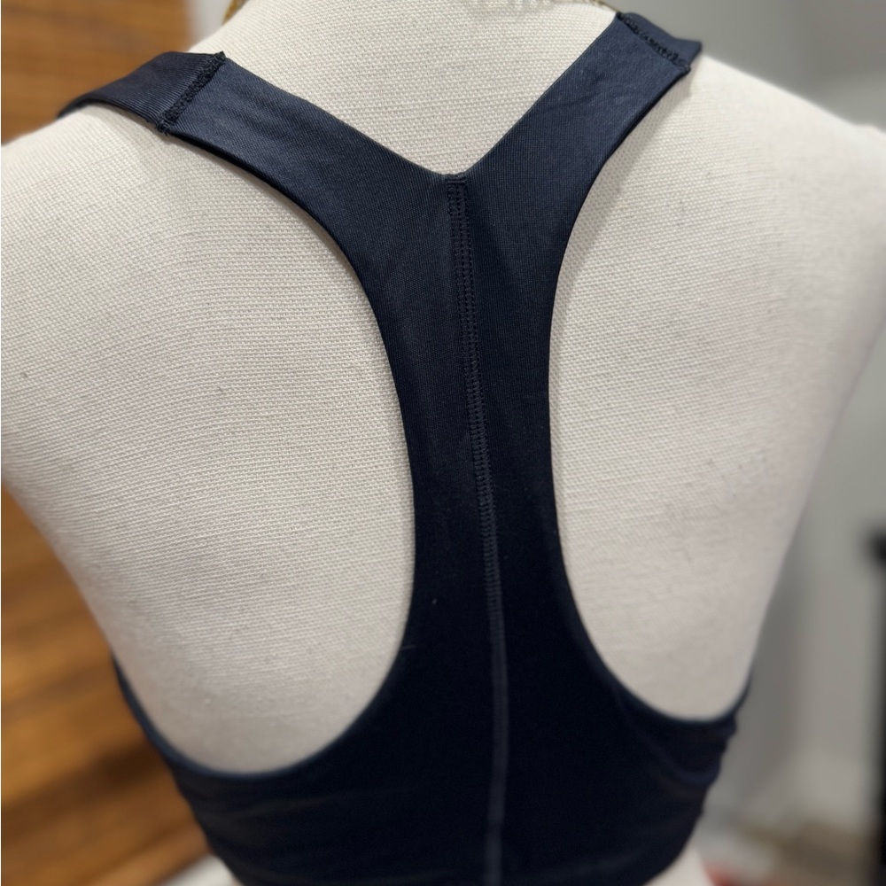 Chic Black Wrap Crop Top - Picture 3 of 4